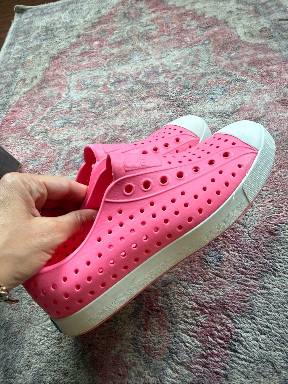 Native Jefferson pink sneakers Sugarlite Washable size women’s 6